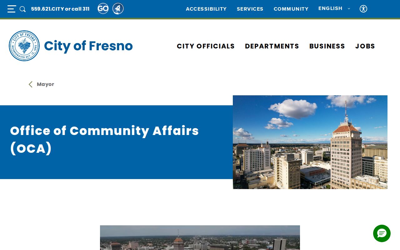 Fresno County ZIP code directory view of community and neighborhood contacts